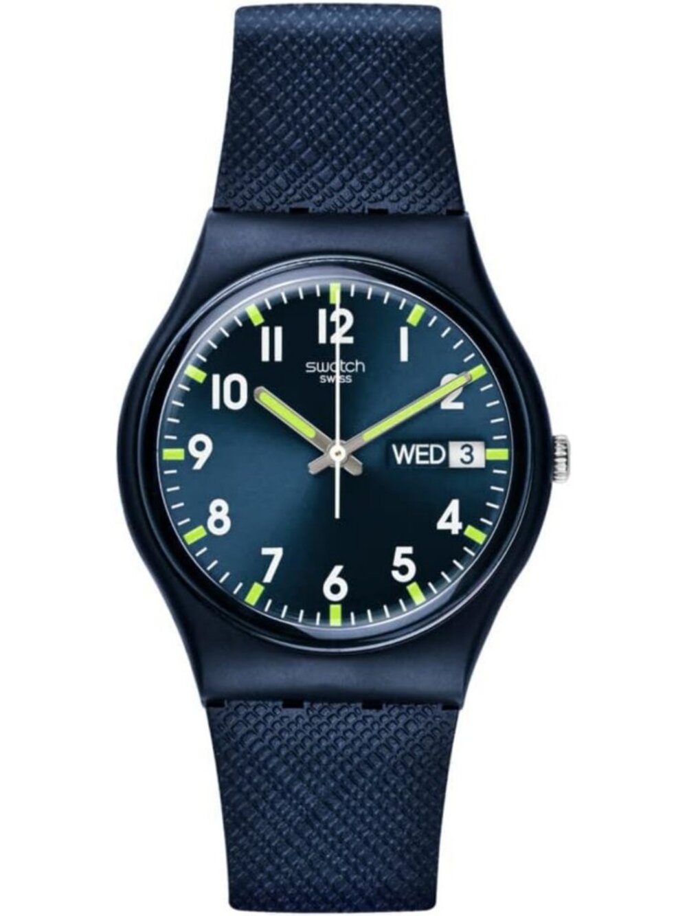 Stylish Unisex Waterproof Blue Quartz Watch - Casual Plastic Design